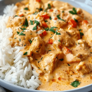 Creamy chicken w rice