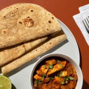 বিফ চাপ -রুমালি রুটি